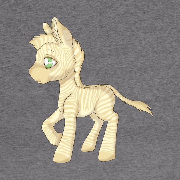 Golden Baby Zebra by SaruCharmed Designs